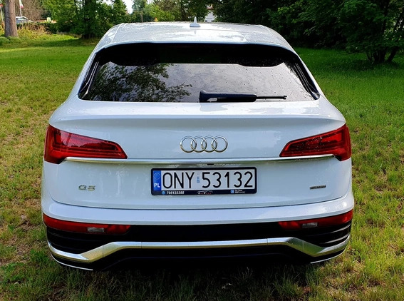 Audi Q5 Sportback cena 199999 przebieg: 43000, rok produkcji 2021 z Nysa małe 379